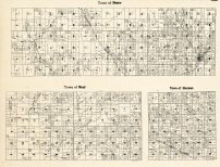Clark County - Mentor, Mead, Sherman, Wisconsin State Atlas 1930c